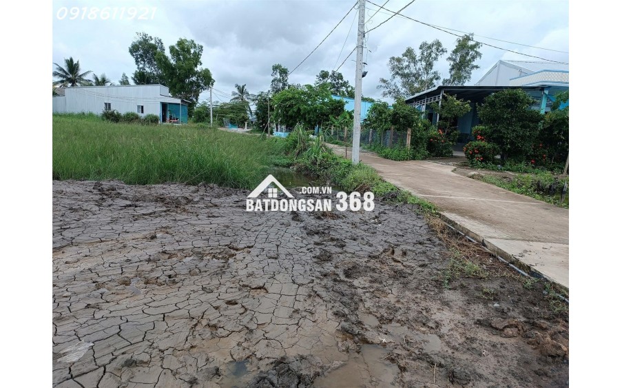 Bán đất thổ cư 120m2, Thanh Vĩnh Đông, Châu Thành, Long An - 400 triệu